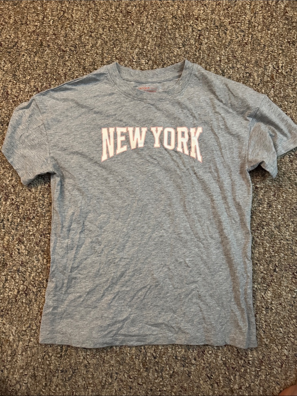 Cat & Jack Grey 'New York' Graphic Tee